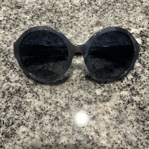 Michael Kors Women’s Round Gray-Blue Frame Sunglasses